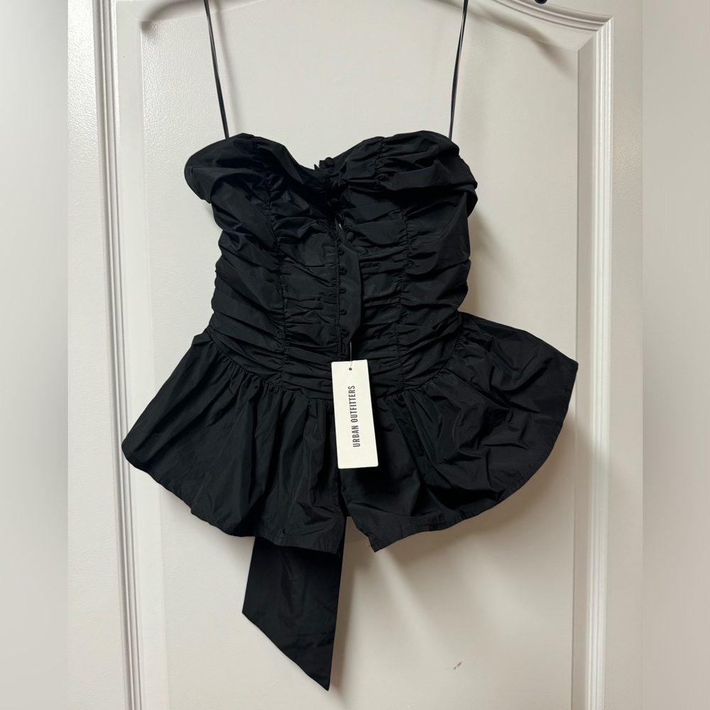 Urban outfitters sweetheart, strapless, peplum